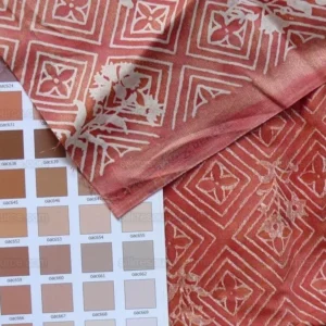 P1560042.jpg Fortuny Authentic Jupon Bouquet In Bittersweet Coral Pink Red B