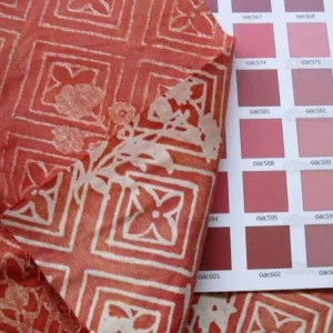 P1560044.jpg Fortuny Authentic Jupon Bouquet In Bittersweet Coral Pink Red B