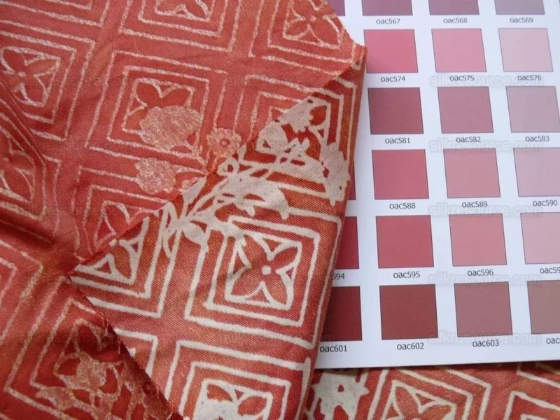 P1560044.jpg Fortuny Authentic Jupon Bouquet In Bittersweet Coral Pink Red B