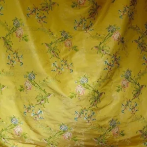 P1560819.jpg By Yd Scalamandre Cerasella French Documentary Flower Garland Yellow MSRP USD 638/Y