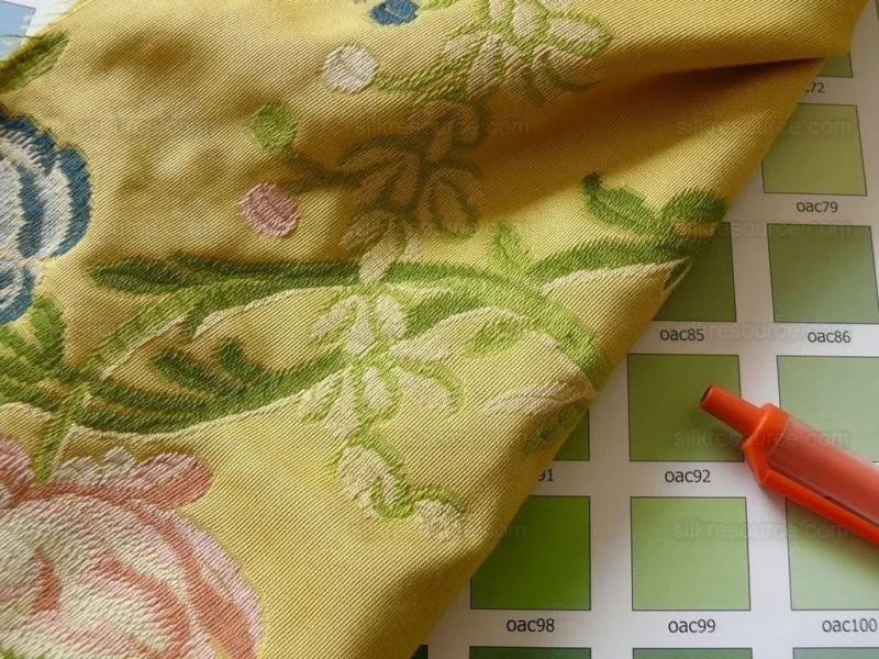 P1560828.jpg By Yd Scalamandre Cerasella French Documentary Flower Garland Yellow MSRP USD 638/Y