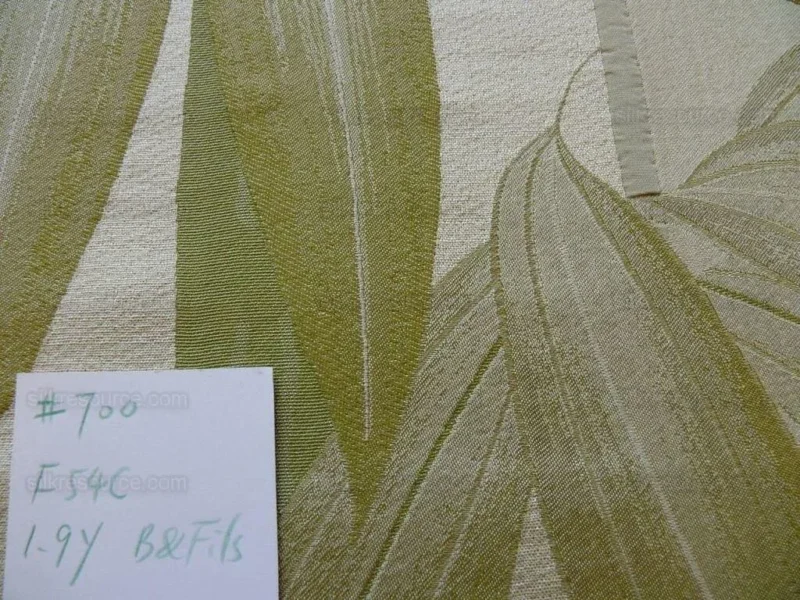 P1570036.jpg 1.9y Brunschwig & Fils Bamboo Myanmar Figured Woven Silk Bamboo