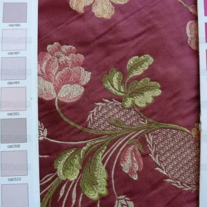 P1570259.jpg Stroheim & Romann Petit Jardin" Rouge Lace Flower Garland Burgun