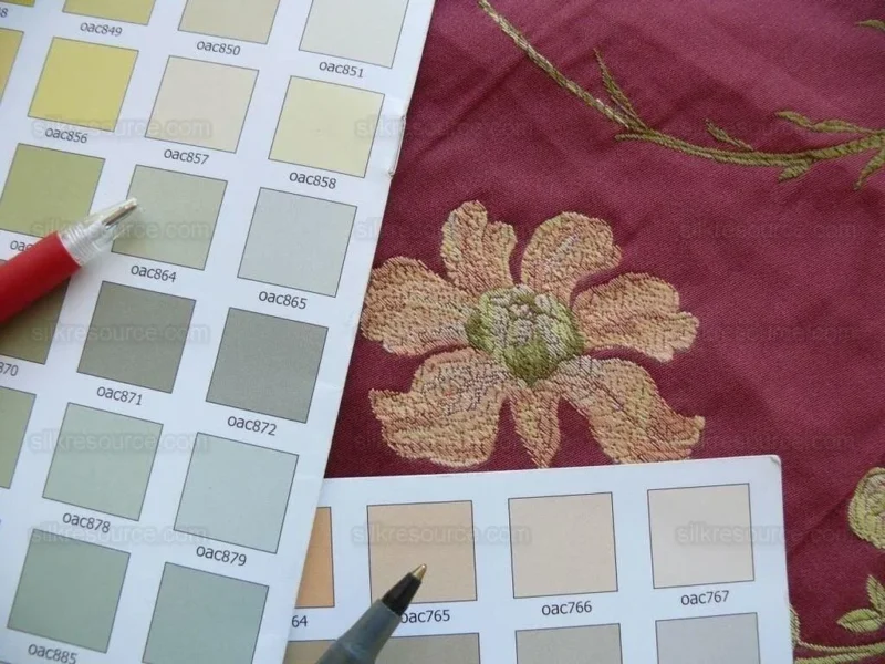 P1570260.jpg Stroheim & Romann Petit Jardin" Rouge Lace Flower Garland Burgun