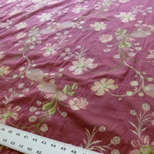 P1570262.jpg Stroheim & Romann Petit Jardin" Rouge Lace Flower Garland Burgun