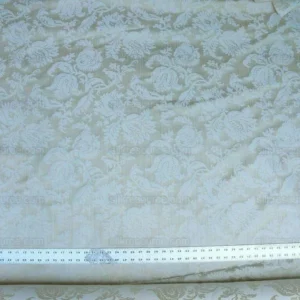 P1570644.jpg Clarence House Florent Damask Cotton Beige Pale Gold Italian Damask Pomegranate MSSP USD220/y