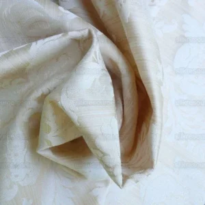 P1570645.jpg Clarence House Florent Damask Cotton Beige Pale Gold Italian Damask Pomegranate MSSP USD220/y