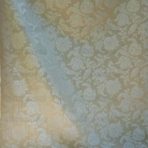 P1570646.jpg Clarence House Florent Damask Cotton Beige Pale Gold Italian Damask Pomegranate MSSP USD220/y