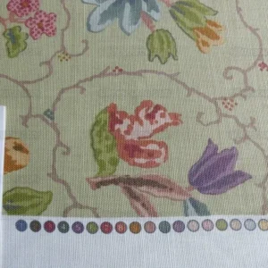 P1580020.jpg Cowton & Tout Shelburne Bird Butterfly Squirrel Acorn English Country Animal Celadon Pear Green Pink Purple MSRP USD 192/Y