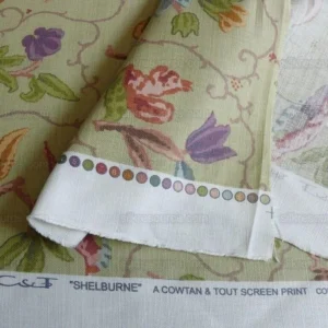 P1580021.jpg Cowton & Tout Shelburne Bird Butterfly Squirrel Acorn English Country Animal Celadon Pear Green Pink Purple MSRP USD 192/Y