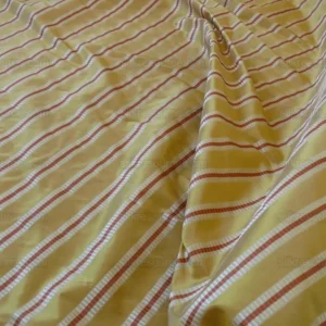 P1590492.jpg Pindler 100% Silk Satin Stripe Taffeta Wheat Gold Red Silver White