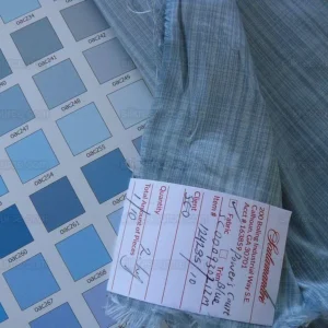 by yard Scalamandre Powers Court Blue silk Taffeta Strie Bty MSRP USD 342/y