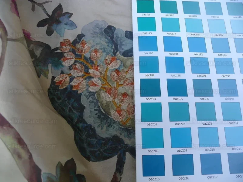 P1590953.jpg Scalamandre Villa Balbianello Silk Print & Embroidery Muted Bron