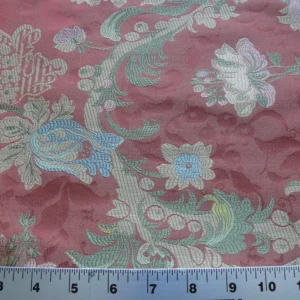 Scalamandre Old World Weavers Louis Xv Silk Lampas Chinese Red Chinoiserie MSRP USD 730/Y circa 1730
