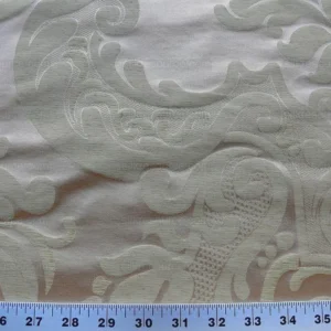 0.6Y Old World Weavers Scalamandre Bellona Soft Peach Gold Thick Renaissance Silk Damask MSRP USD406/y
