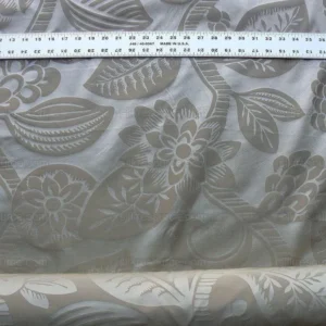 P1600701.jpg Old World Weavers 100% Silk Damask Carlsten Taupe MSRP USD 278/Y