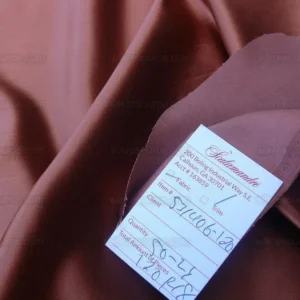 P1600739.jpg By Yard Scalamandre Old World Weavers Silk Cotton Satin Glamorous Weighty "spice" Red Liquid Lux