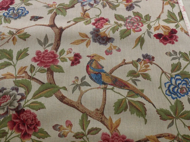 1.5Y SCALAMANDRE FAISAN HESSIAN-CHINOISERIE MSRP6 1.5Y SCALAMANDRE FAISAN HESSIAN-CHINOISERIE MSRP$496