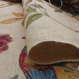 P1600841.jpg 1.25y Scalamandre Faisan Hessian-chinoiserie Original MSRP USD 496