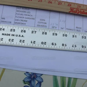 P1600906.jpg 5.25y Scalamandre Les Fleurs Gardens Gw-cream Botanical Print Cream white Lily Iris Couscous Bulb Lilium Leslie Merritt MSRP USD 404/y