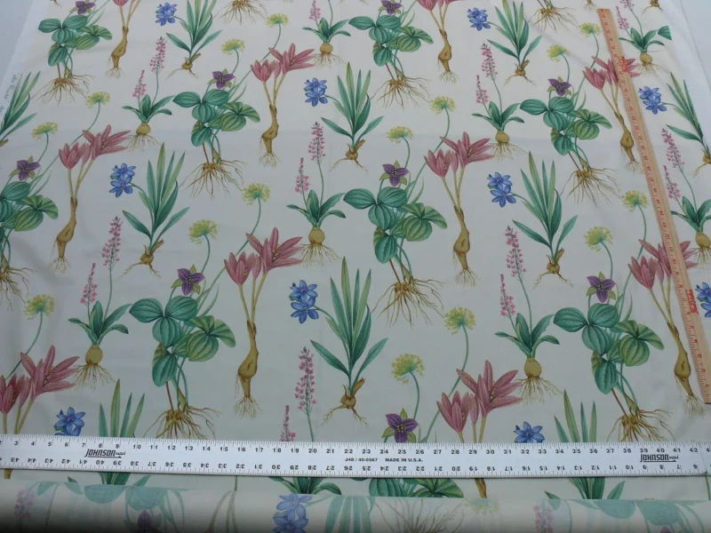 5.25Y SCALAMANDRE LES FLEURS GARDENS GW-CREAM MSRP4 5.25Y SCALAMANDRE LES FLEURS GARDENS GW-CREAM MSRP$404