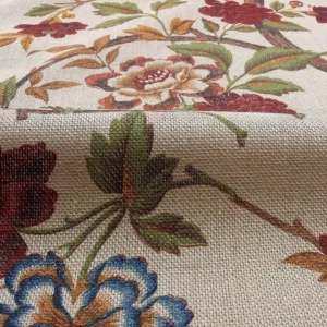 1.25y Scalamandre Faisan On Hessian-rust Chinoiserie MSRP USD 496/Y
