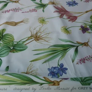 P1600939.jpg 2.25y Scalamandre Les Fleurs Flower Gardens Gw-white MSRP