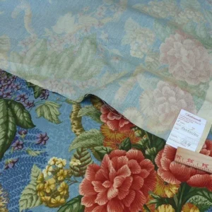 P1610019.jpg By Yard Scalamandre Old World Weavers Romsey Blue Multi Flower Tree Of Life English MSRP USD 508/y