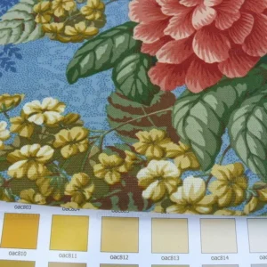 P1610023.jpg By Yard Scalamandre Old World Weavers Romsey Blue Multi Flower Tree Of Life English MSRP USD 508/y