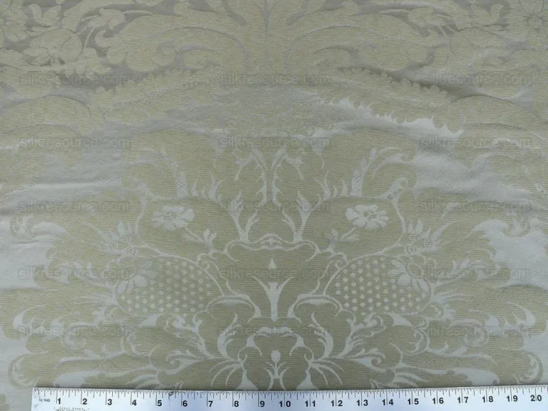 1.9y Scalamandre Italian Damask Gauffre Seafoam MSRP USD 440/Yard
