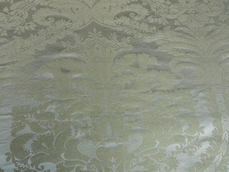 1.9y Scalamandre Italian Damask Gauffre Seafoam MSRP USD 440/Yard