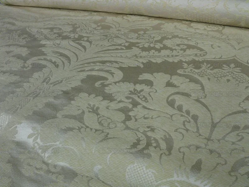 1.9y Scalamandre Italian Damask Gauffre Seafoam MSRP USD 440/Yard