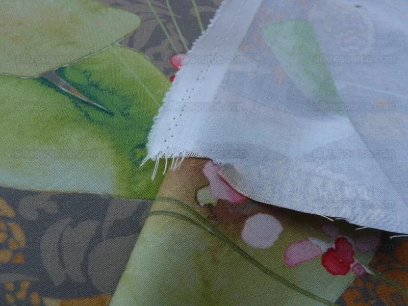 P1610489.jpg By Yd Scalamandre Fonthills Nenuphar Waterlili Lotus Pond Koi Fish Brown/Multi MSRP USD196/y