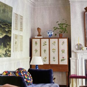 1.3y Clarence House "la Belle Saison" Summer Botany Lotus Jasmine Iris Peony Lily Kazumi Asian Botanic Study 30 Screens!