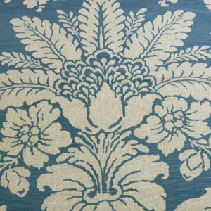 6Y BRUNSCHWIG & FILS GASTON Y DANIELLA TEBAS LAPIS BLUE DAMASK 6Y BRUNSCHWIG & FILS GASTON Y DANIELLA TEBAS LAPIS BLUE DAMASK