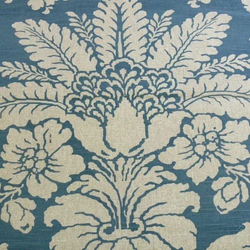6Y BRUNSCHWIG & FILS GASTON Y DANIELLA TEBAS LAPIS BLUE DAMASK 6Y BRUNSCHWIG & FILS GASTON Y DANIELLA TEBAS LAPIS BLUE DAMASK