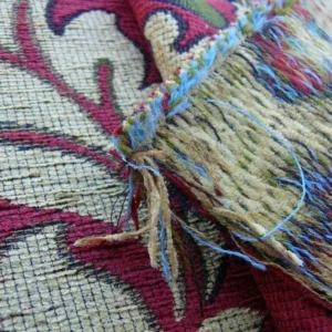 P1610863.jpg 0.5y Scalamandre Novaro Tapestry Wool Multi Red Thick MSRP USD 596Y