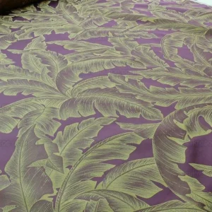 P1610966.jpg Scalamandre Havana Tropical Banana Leaves Foliage Malvarosa Purple Gold Tropical MSRP USD 412/Y