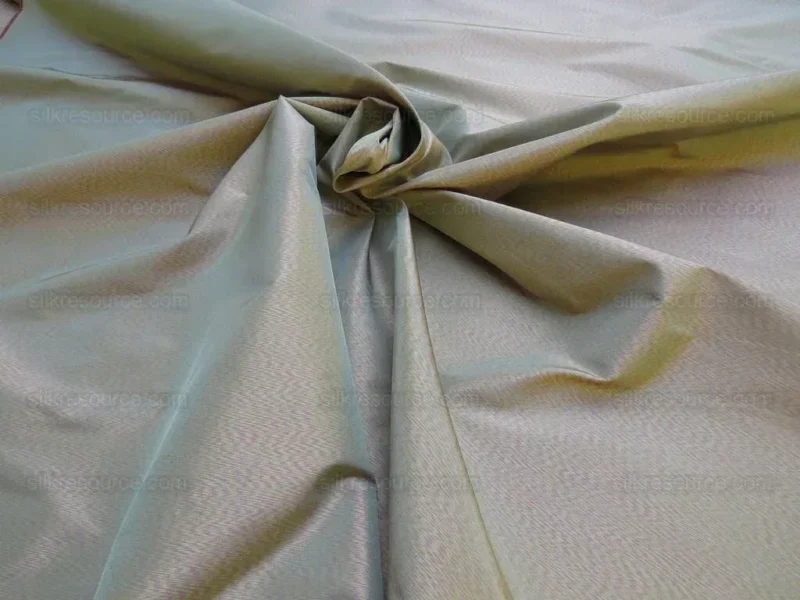 IMG_3636.jpg By Yd Scalamandre Opalino Flame 100% Silk Red Green MSRP USD 212/yd