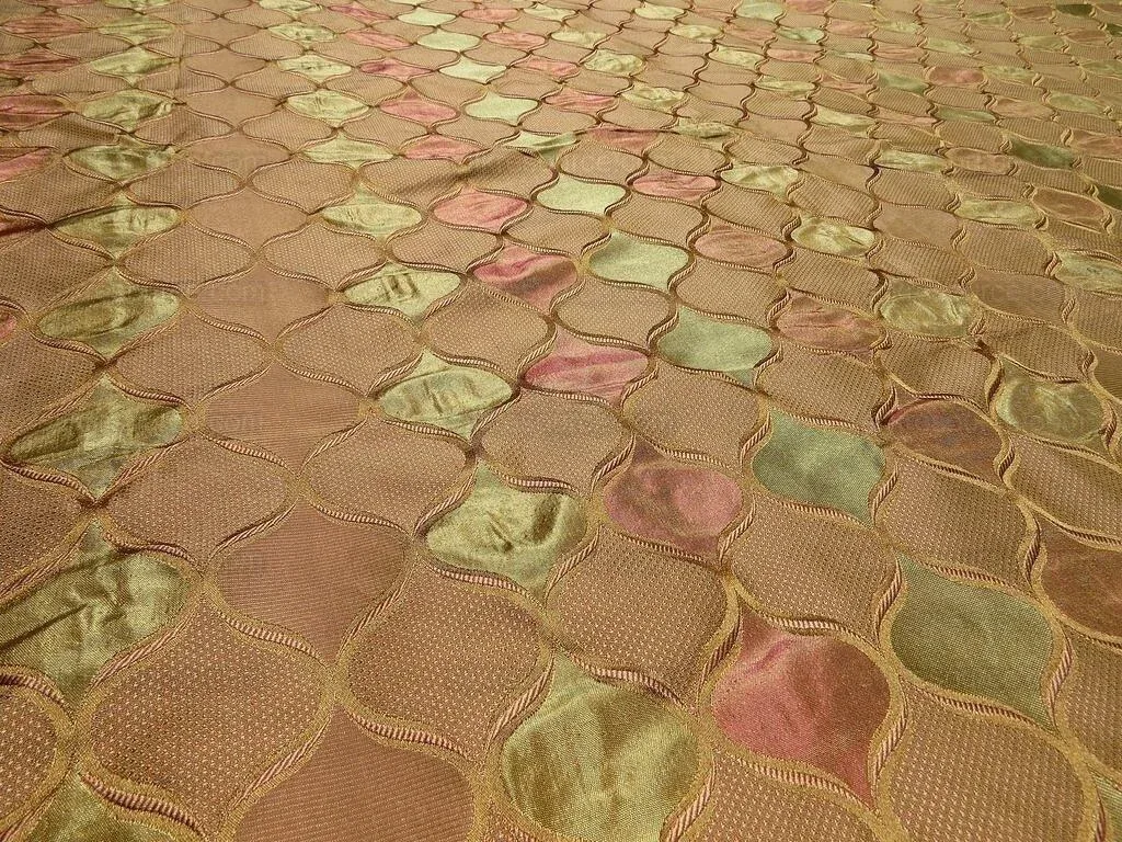 IMG_3930.jpg 1 Berkbox102 Square Jacquard by Scalamandre Castore Oro Diamond Ogee Lampas 26"x26" 10 Pieces in Different Colorways MSRP USD 300+/y