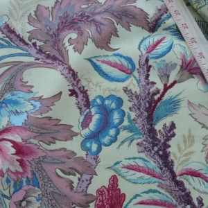 P1610649.jpg Bty Scalamandre Manon Multi/yellow Green Red Pink Blue Wild Tropical Floral Opera MSRP USD 244/Y