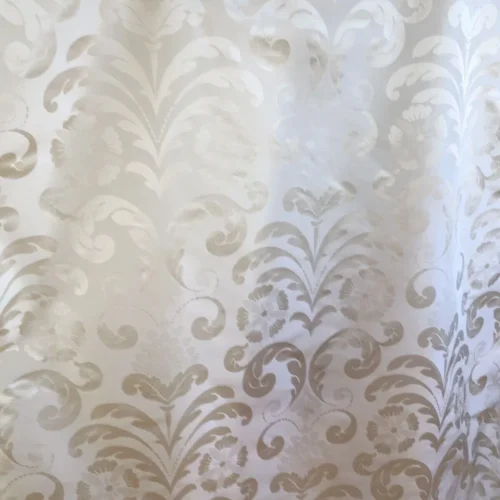 BEACON HILL 100% SILK DAMASK LADY SLIPPER CLASSIC ANTIQUE WHITE BEACON HILL 100% SILK DAMASK LADY SLIPPER CLASSIC ANTIQUE WHITE