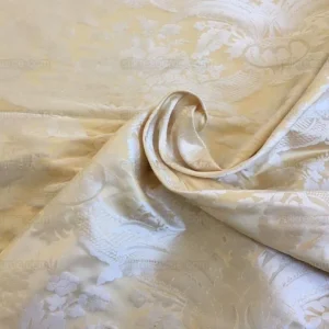 s-l1600RenaissanceCream3.jpg 100% Silk Damask Classic Renaissance Cream White High End