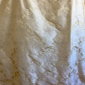 s-l1600RenaissanceCream7.jpg 100% Silk Damask Classic Renaissance Cream White High End