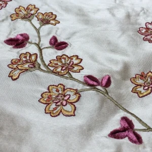 SCALAMANDRE OLD WORLD WEAVERS HARISHA PINK EMBROIDERY CHERRY BLO SCALAMANDRE OLD WORLD WEAVERS HARISHA PINK EMBROIDERY CHERRY BLO