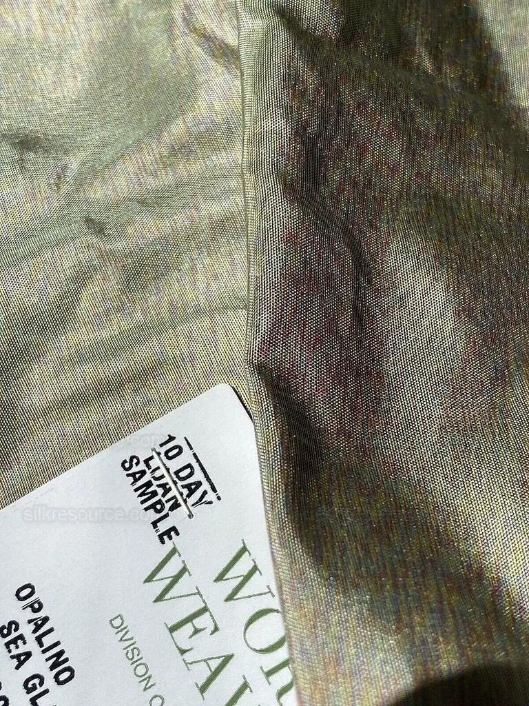 OpalinoSeaglass1.jpg Bty Scalamandre Opalino "seaglass" 100% Silk MSRP USD 212