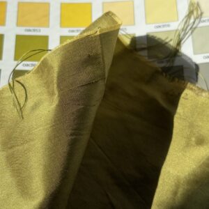 IMG_8163 Bty Kravet Designer Silk Dupioni Chartreuse Green Golden Iridescent #1282