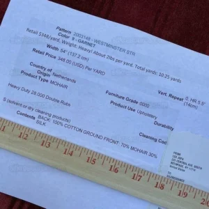 2003148_9C.jpg ***sold Out***lee Jofa Westminster Stripe Mohair Silk Velvet Garnet Red Heavy MSRP USD 348/Y