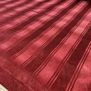 2003148_9E.jpg ***sold Out***lee Jofa Westminster Stripe Mohair Silk Velvet Garnet Red Heavy MSRP USD 348/Y
