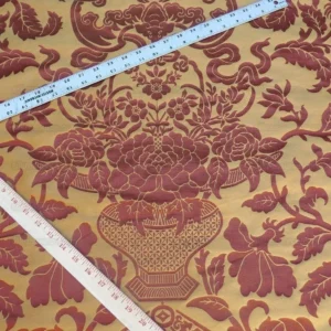IMG_4220.jpg By Yd Lee Jofa/g.p. & J Baker Chinese Damask Silk Tomato Red